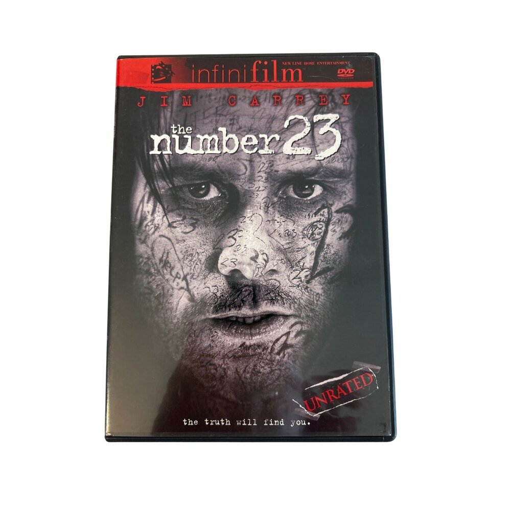 The Number 23 2007 DVD Mystery Thriller Jim Carrey Virginia Madsen Pre-Owned